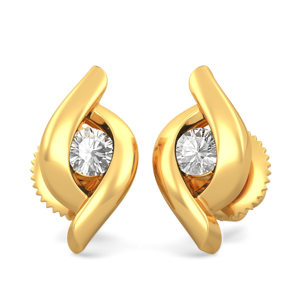 The Abbie Stud Earrings | BlueStone.com