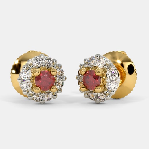 Ruby Earrings 200 Earring Designs Online In India 2018 The Bamhi Stud Earrings